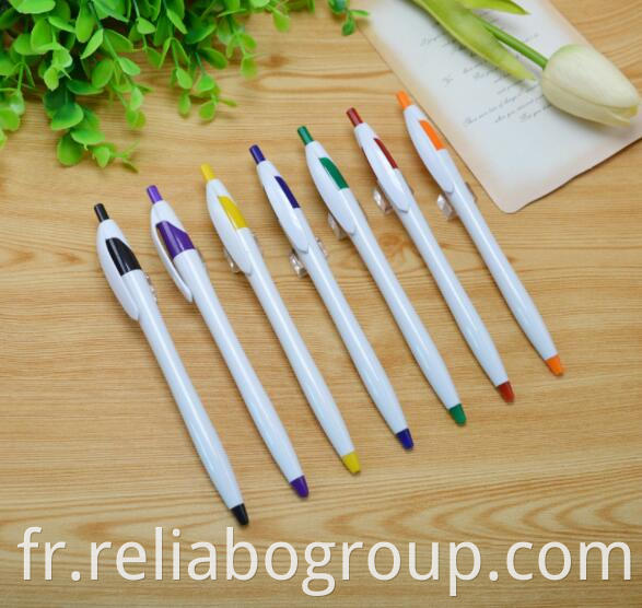 Stylos à bille à logo imprimé promotionnel les plus vendus avec stylo à bille logo